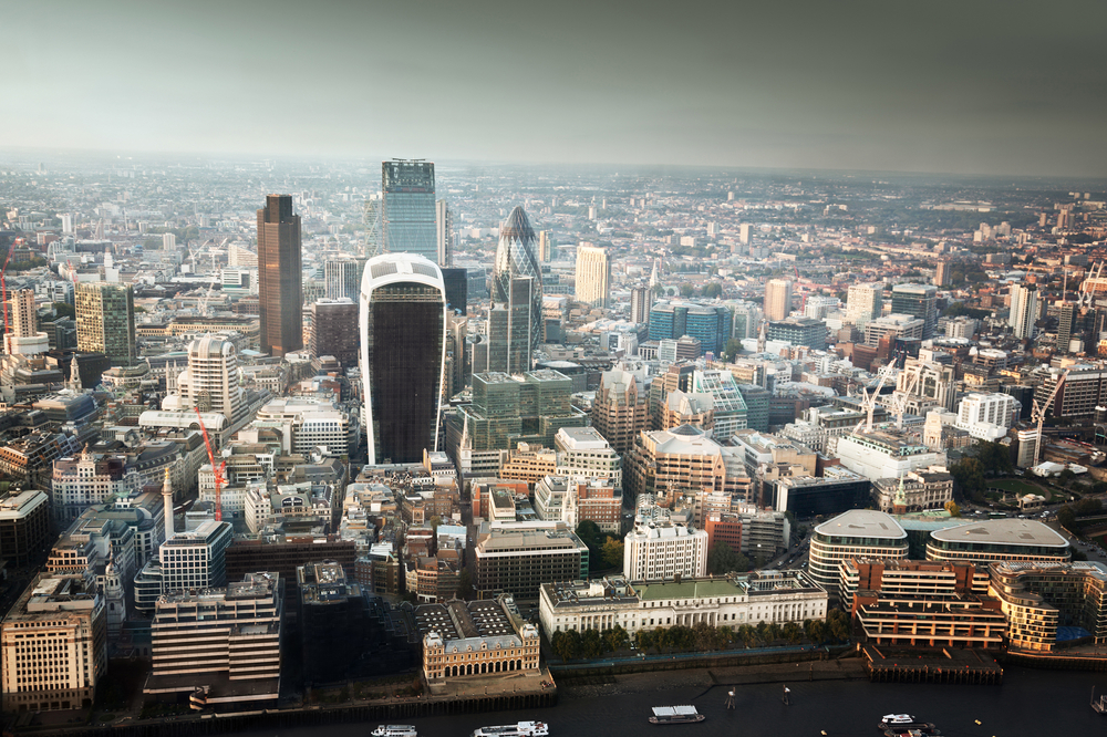 City of London At Sunset